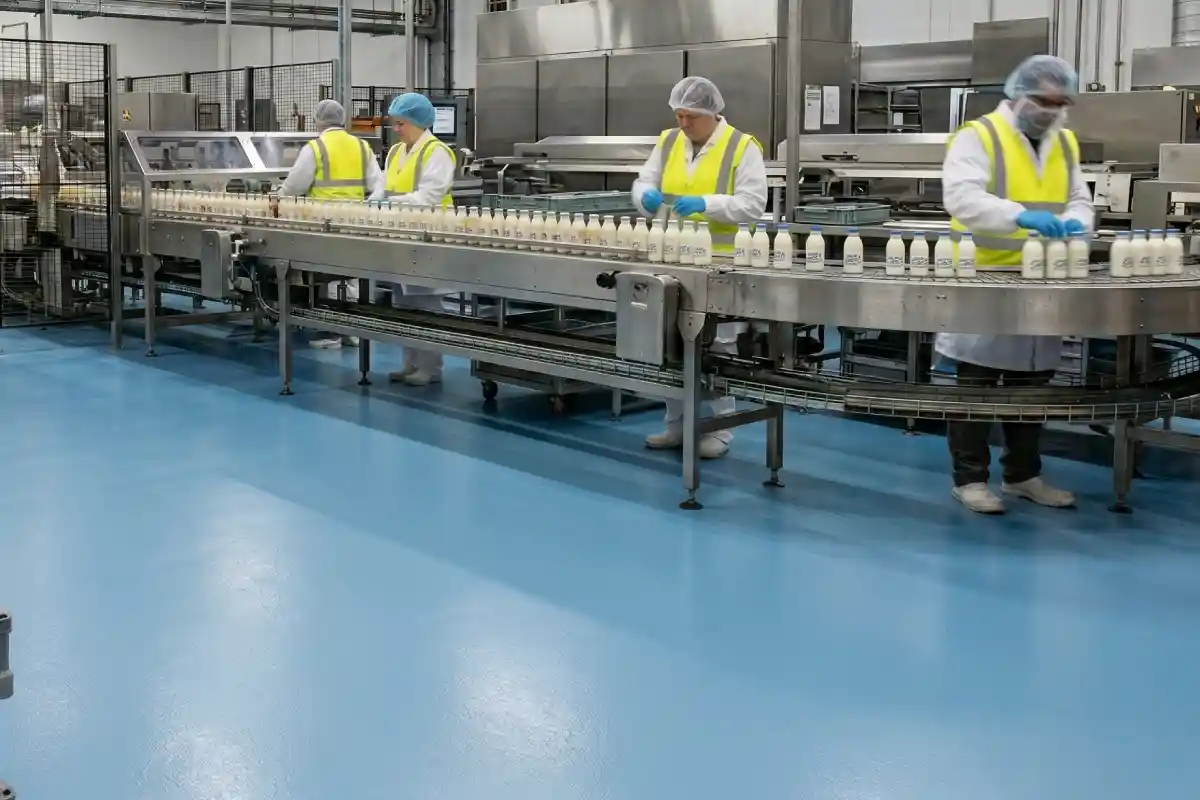 Food production flooring environment