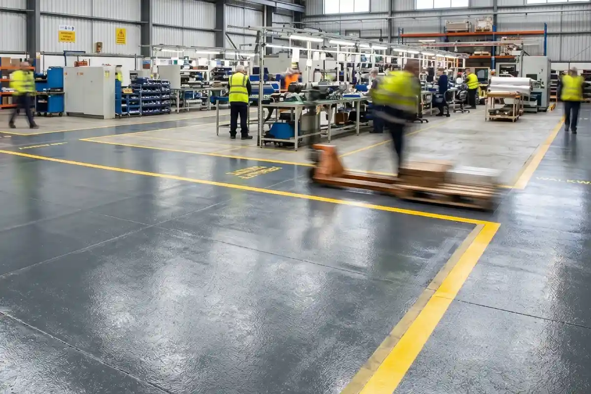 Commercial flooring environment