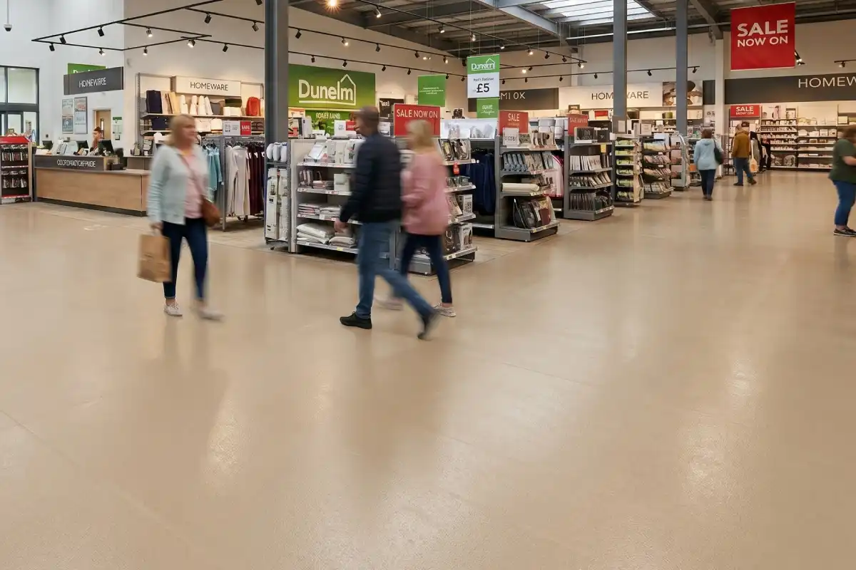 Flooring for commercial sites